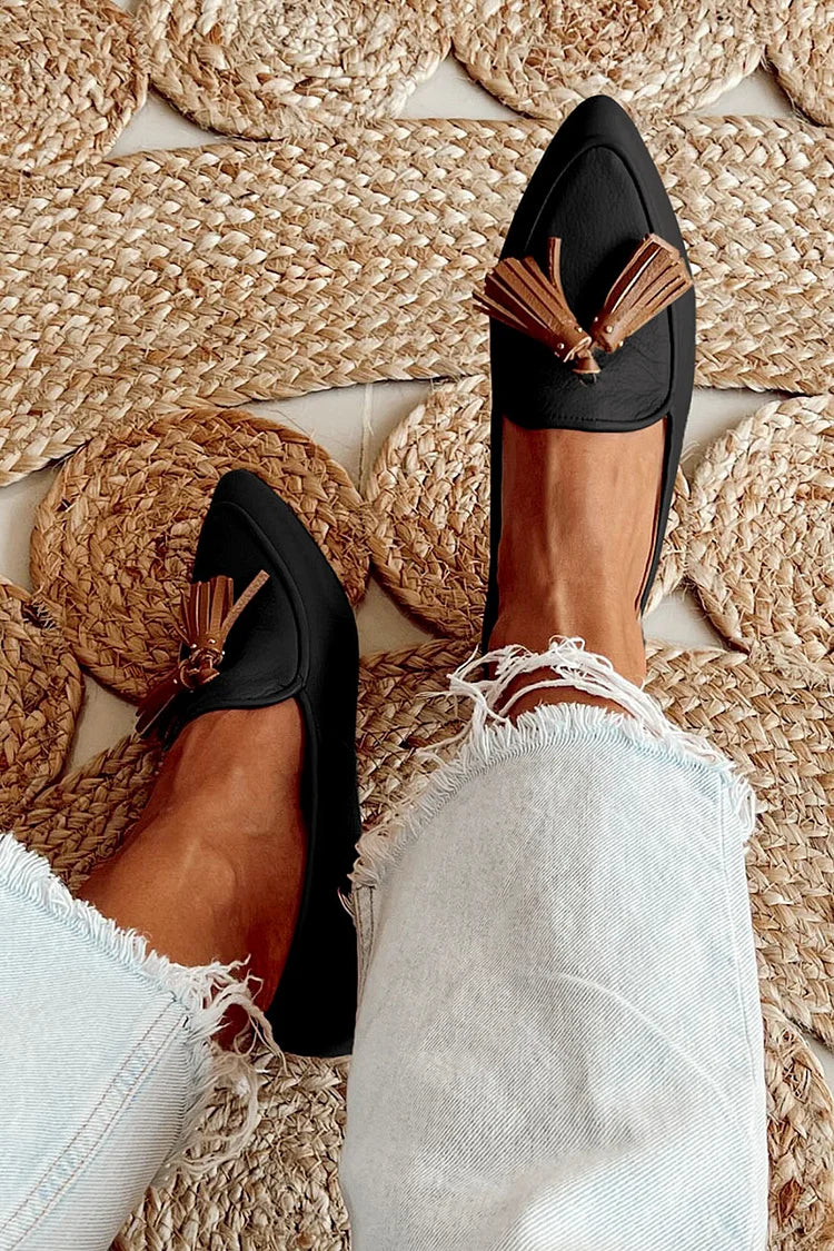 Vesperia | Fringed Pointed Flats