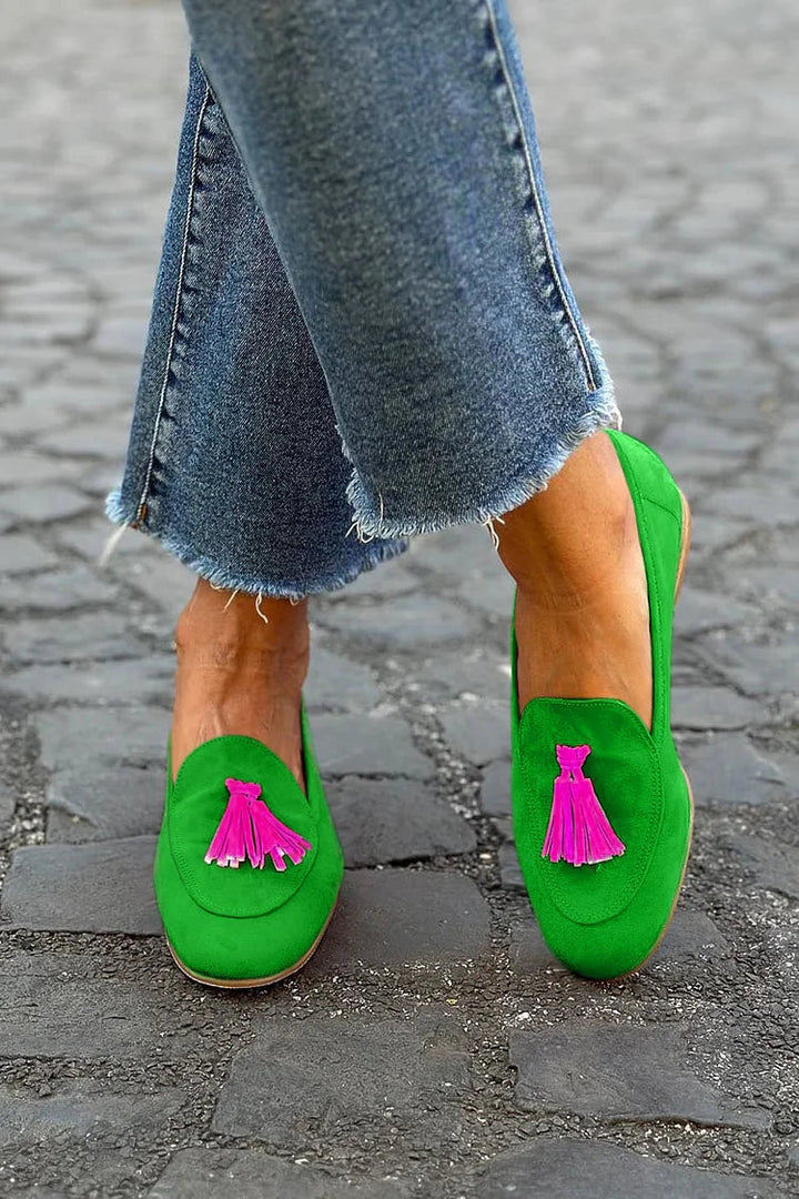 Haven | Heart Detail Suede Flats