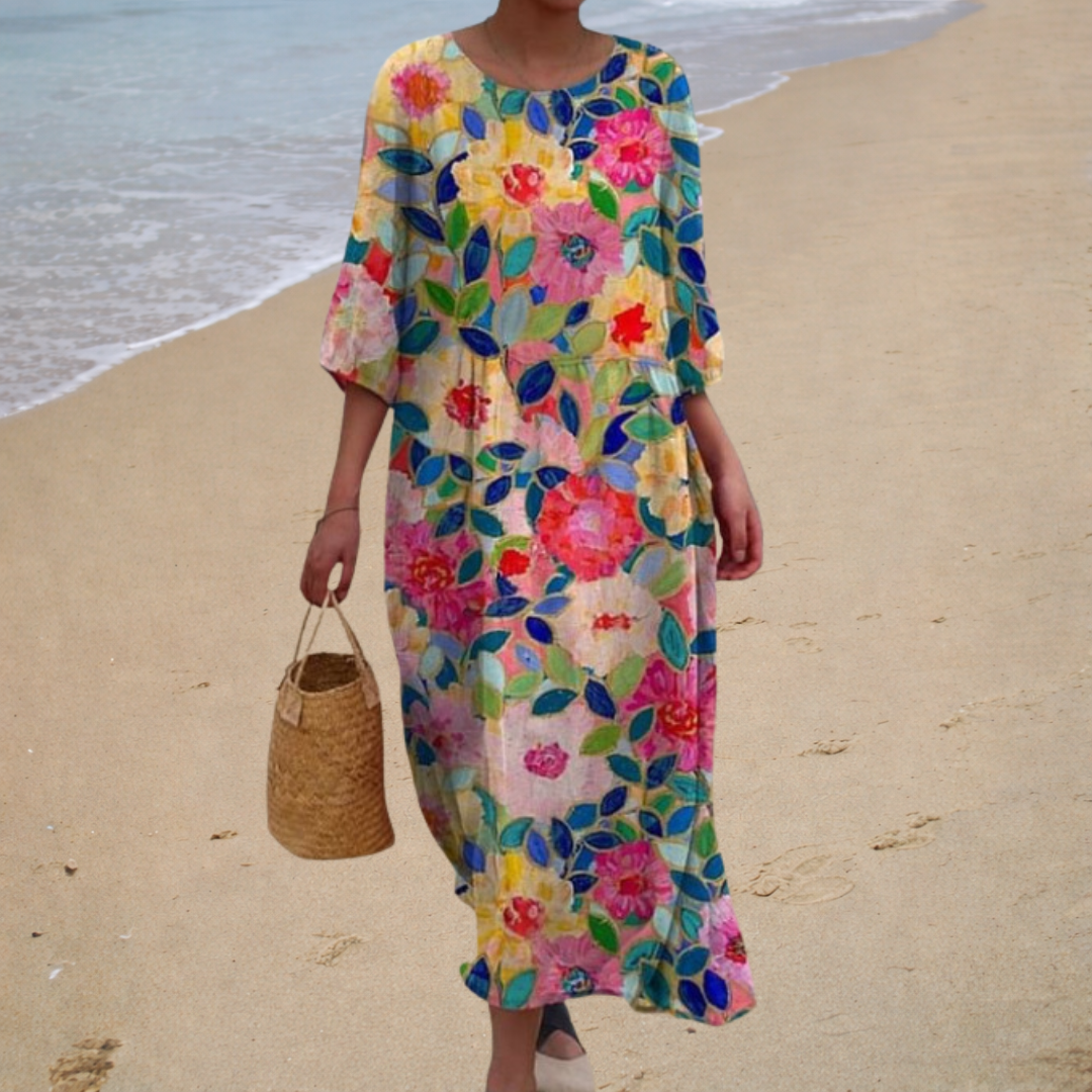 Flowing Long Dress – chic and comfortable