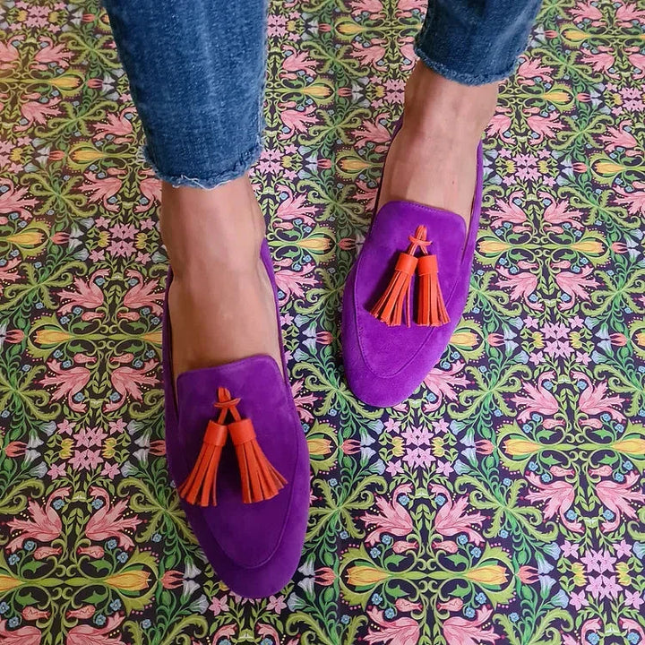 Haven | Heart Detail Suede Flats