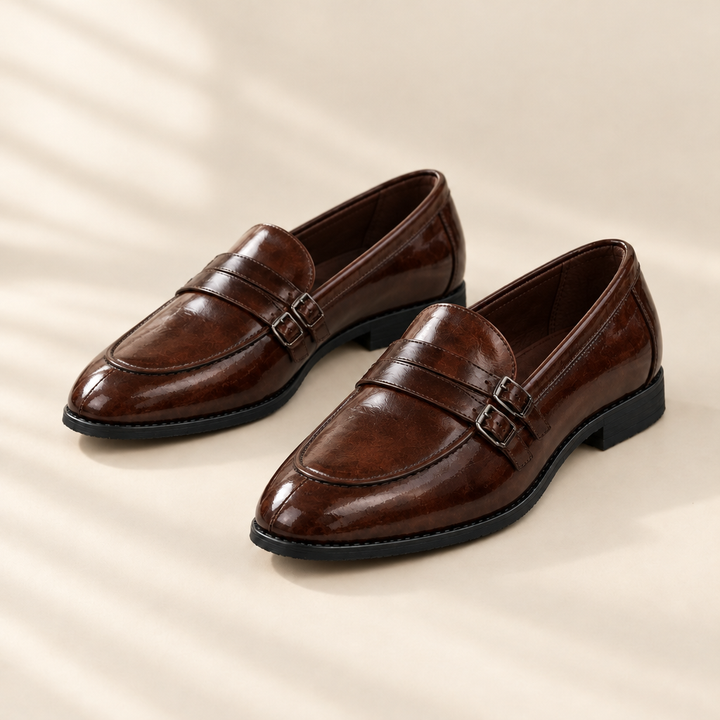 Maevie | Classic Brown Loafers