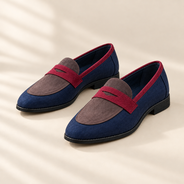 Sylvie | Two-Tone Driving Loafers