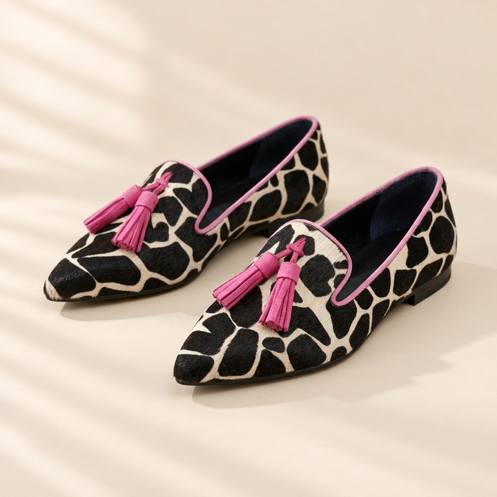 Nala | Leopard Fringe Flats