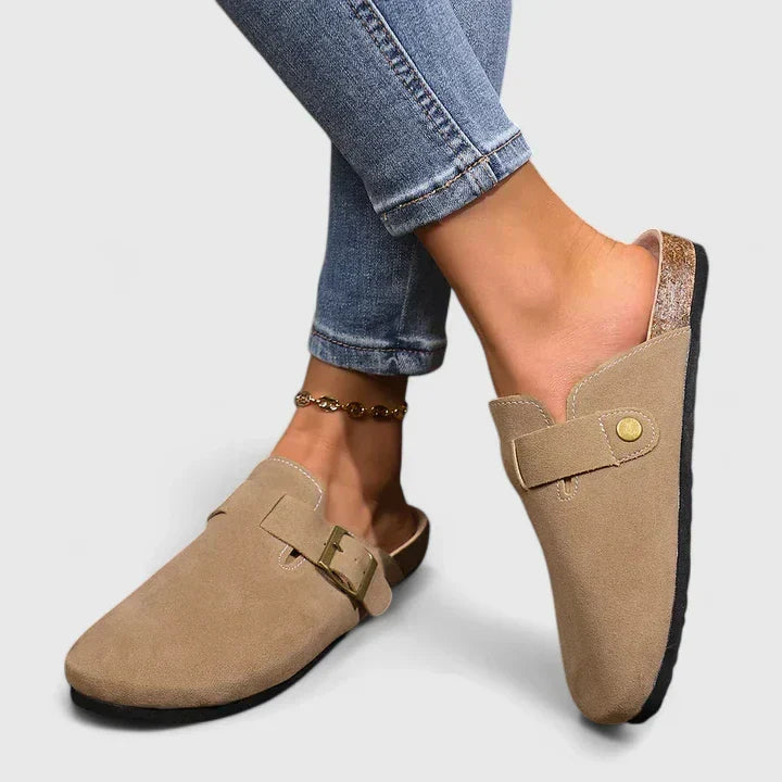 Greta | Orthopaedic Suede Mules