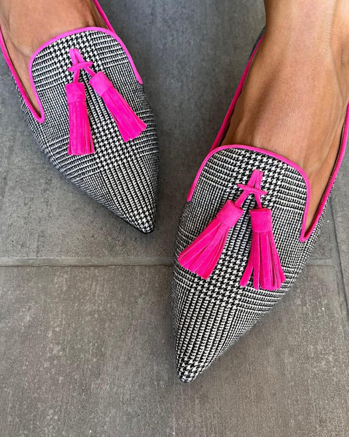 Betty | Pointed Flats with Bow