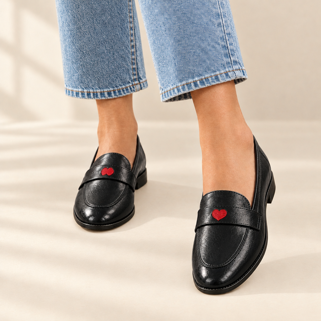 Valentine | Red Heart Loafers