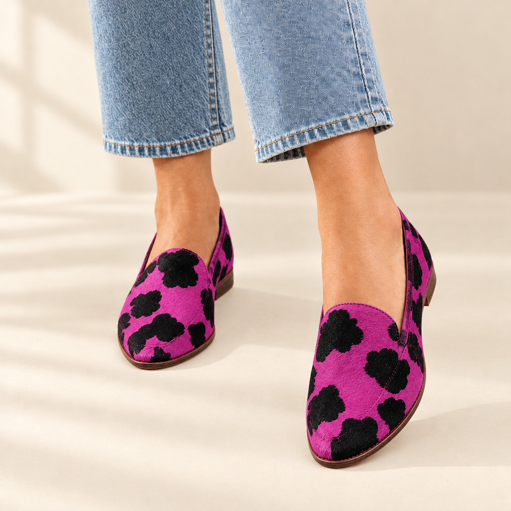 Ivy | Star Print Loafers