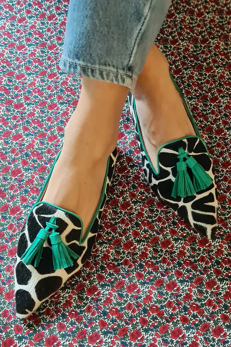 Nala | Leopard Fringe Flats