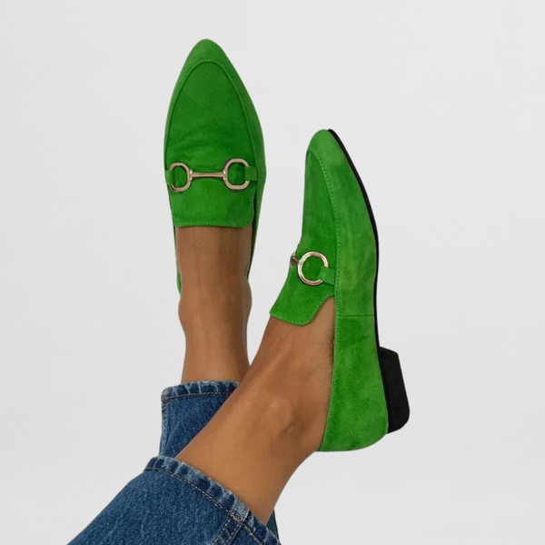 Juliet | Suede Snaffle Loafers