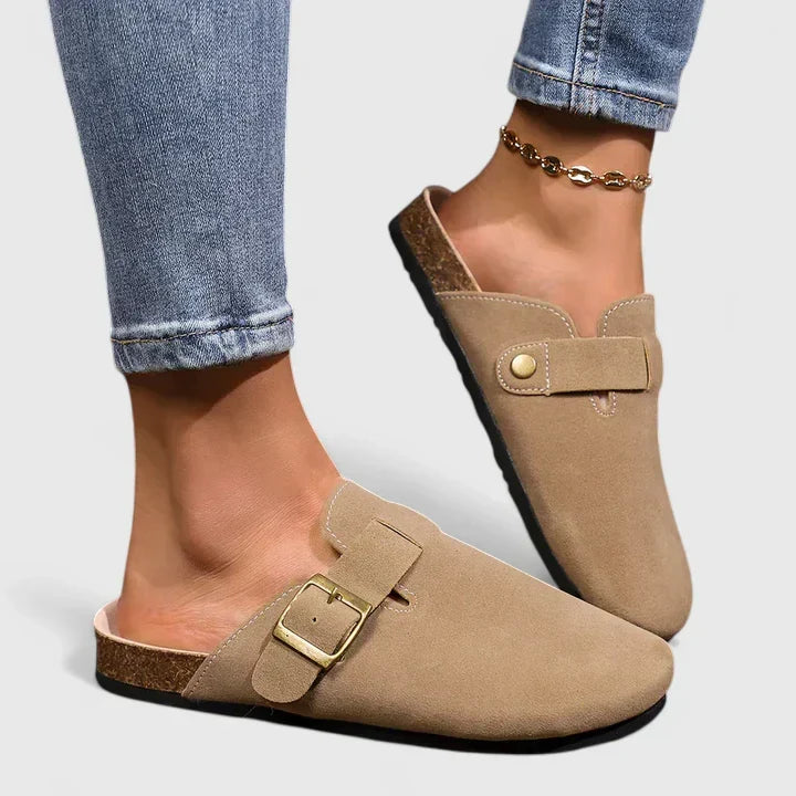 Greta | Orthopaedic Suede Mules