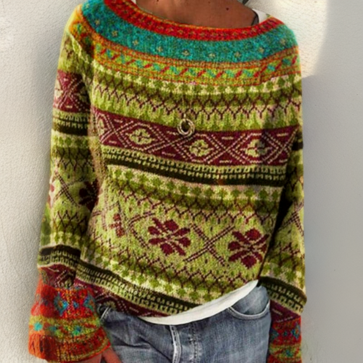 Caitlin | Vintage Fair Isle Jumper