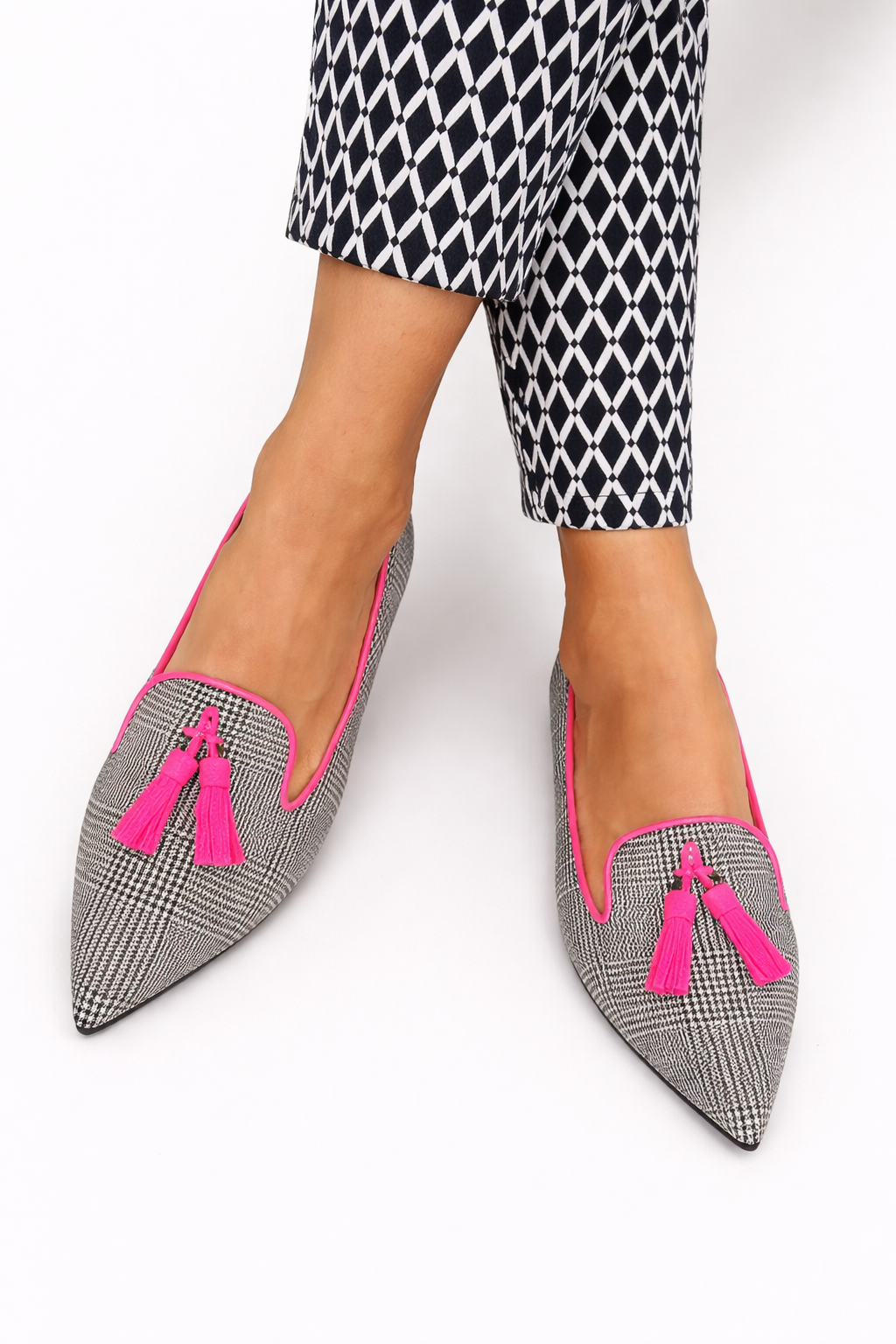 Betty | Pointed Flats with Bow