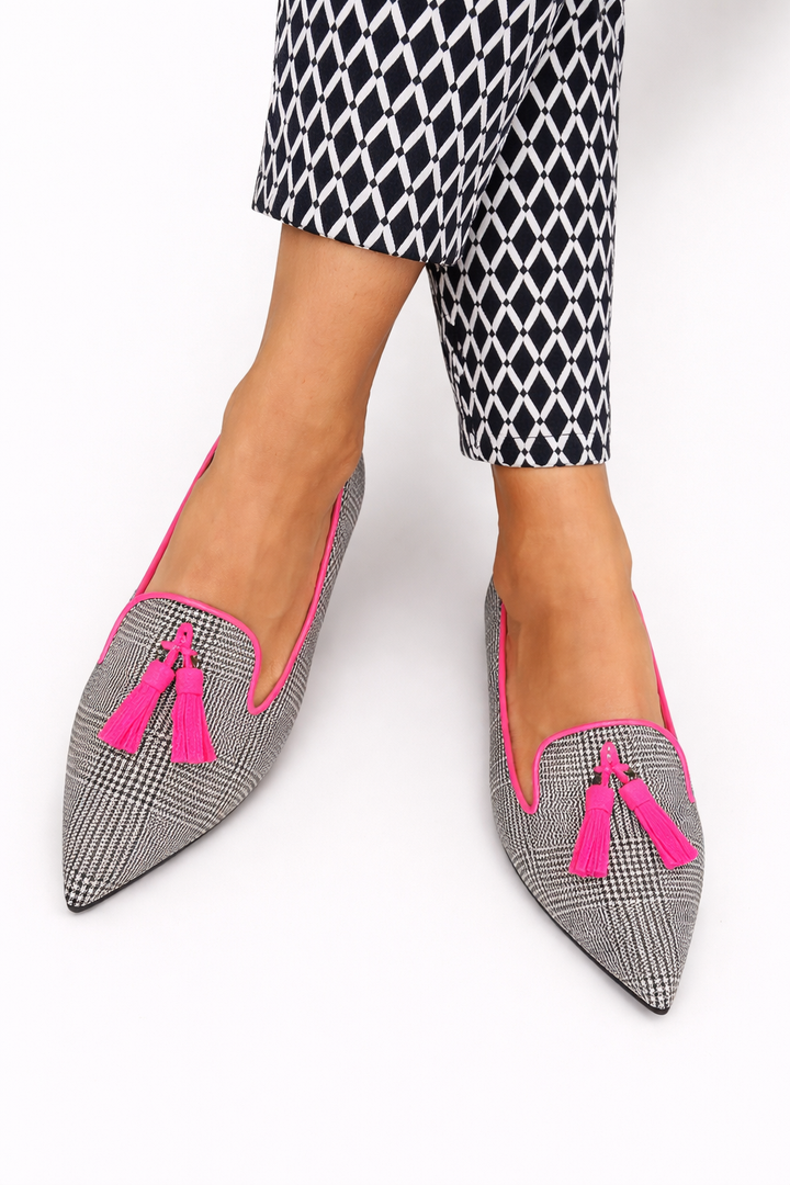 Betty | Pointed Flats with Bow