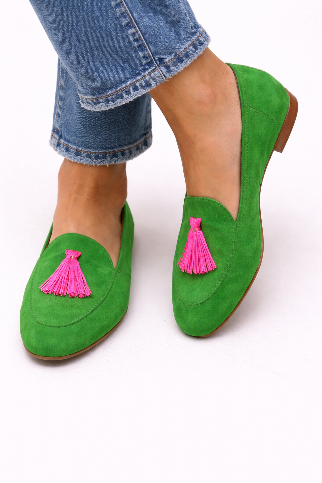 Haven | Heart Detail Suede Flats