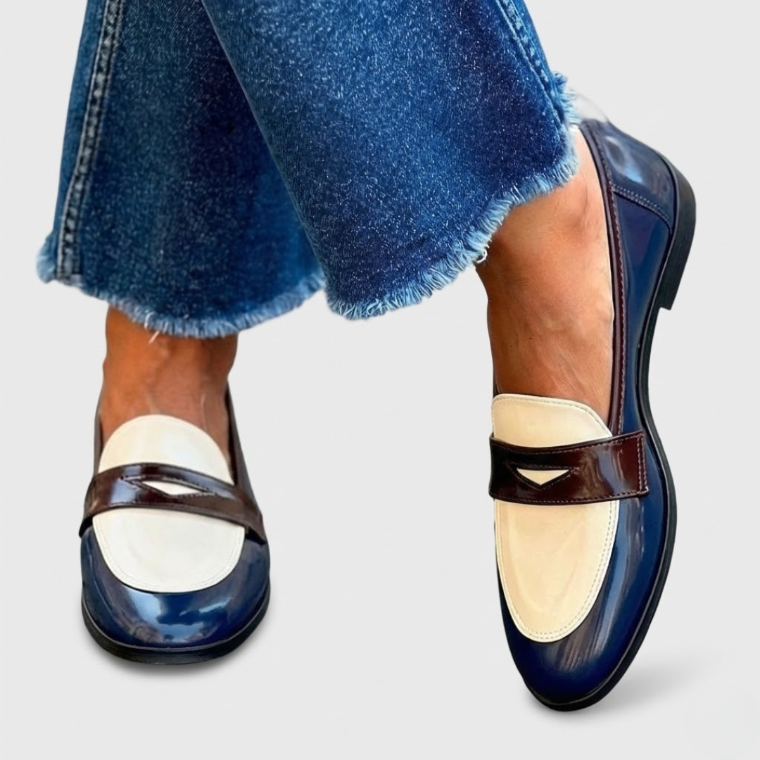 Tilly | Contrast Trim Loafers