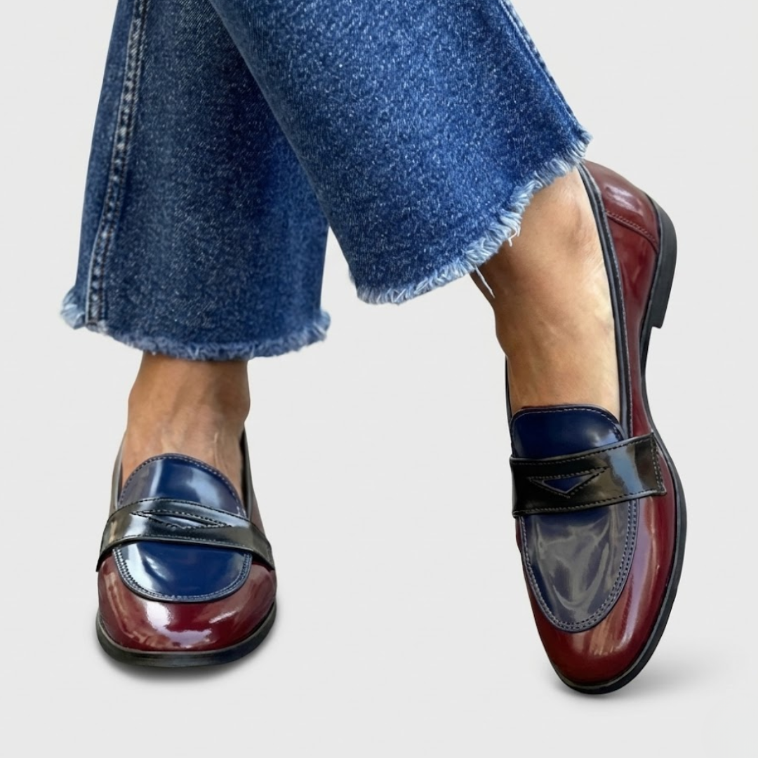 Tilly | Contrast Trim Loafers