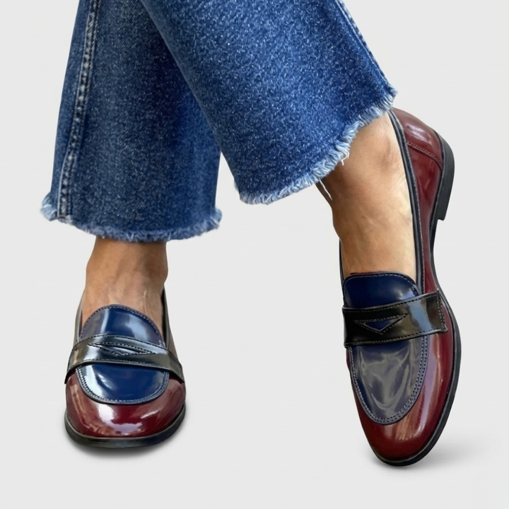 Tilly | Contrast Trim Loafers