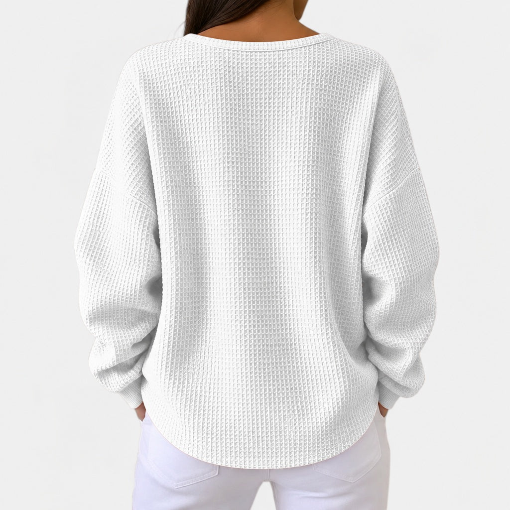 Elsie | Jumper in Soft Waffle Knit