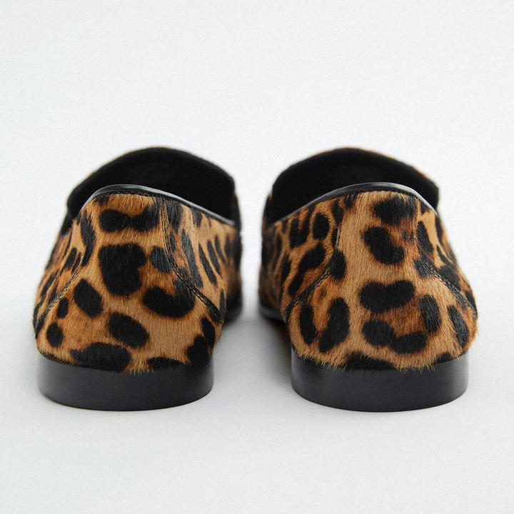 Adrianna | Leopard Snaffle Loafers