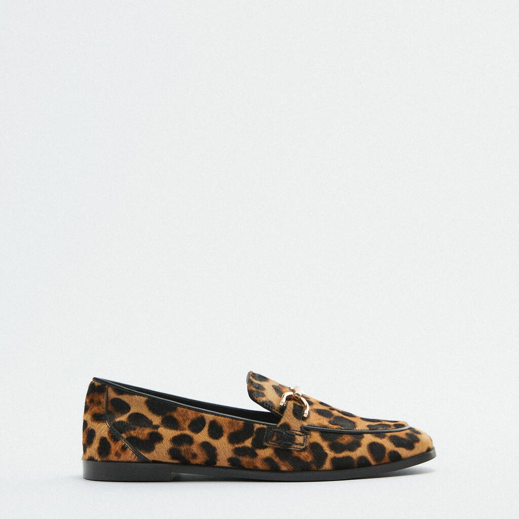 Adrianna | Leopard Snaffle Loafers