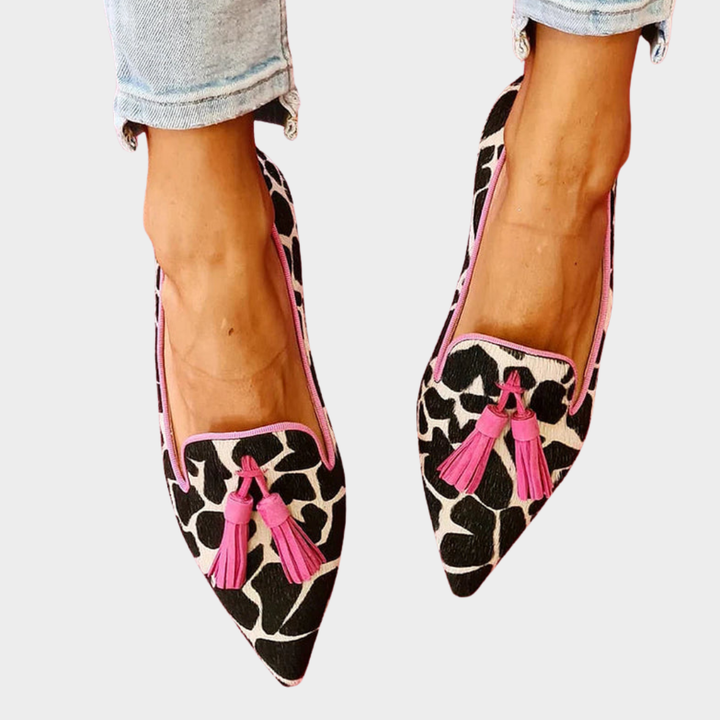 Nala | Leopard Fringe Flats