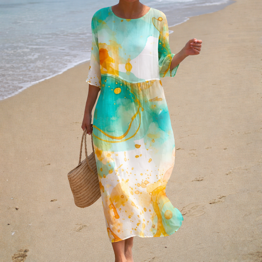 Flowing Long Dress – chic and comfortable