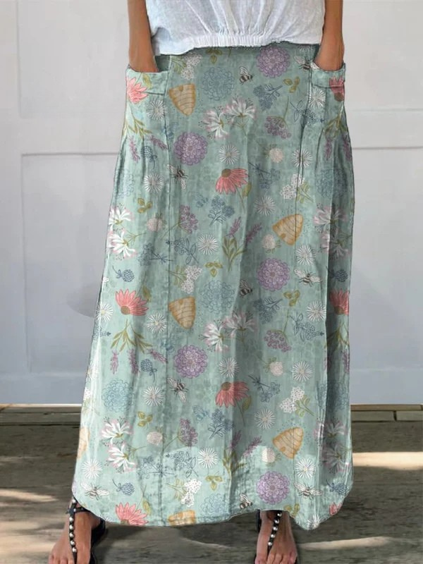 Theresa | Light Printed Skirt