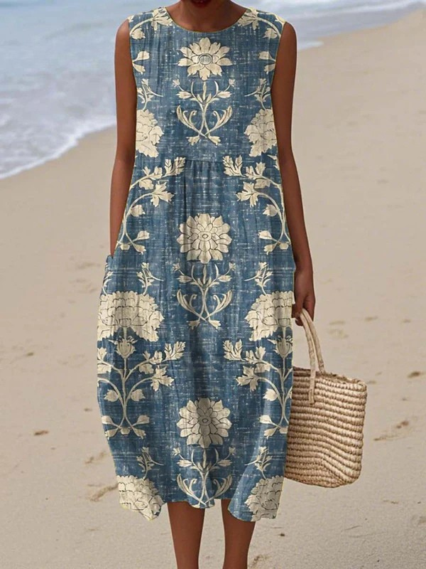Isadora | Bohemian Midi Dress