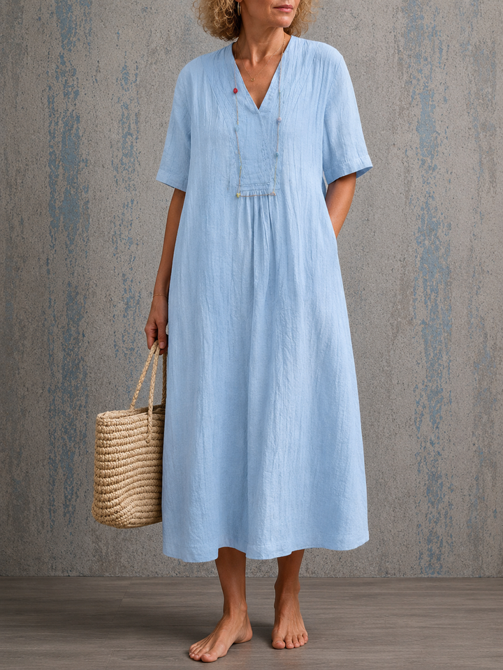 Delphine | Half Sleeve Dress