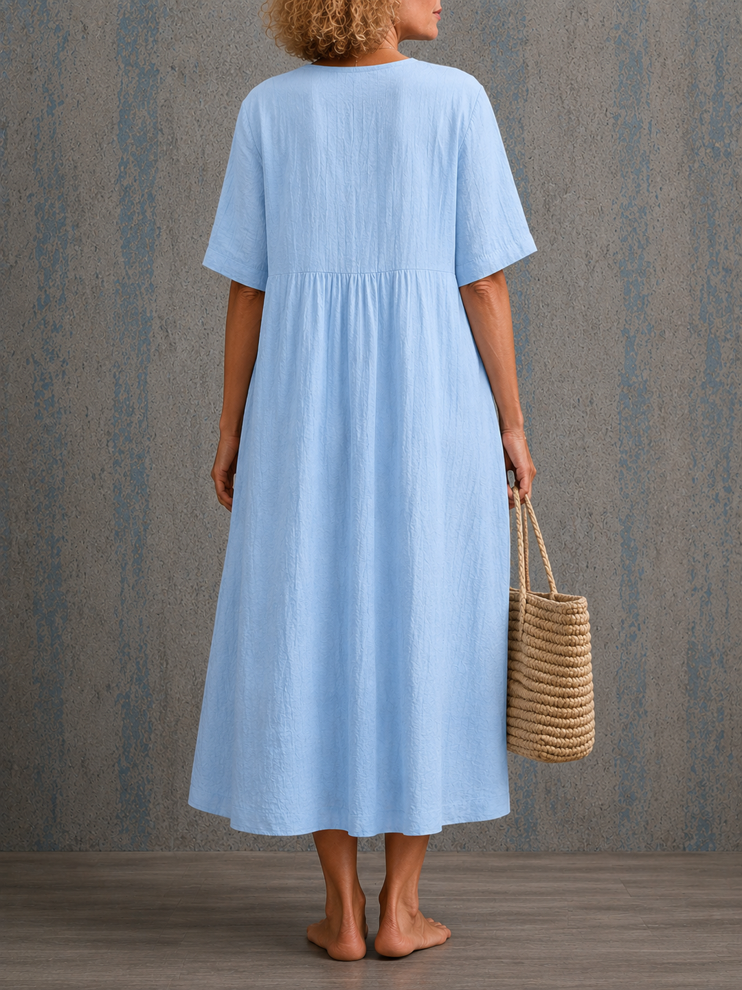 Delphine | Half Sleeve Dress
