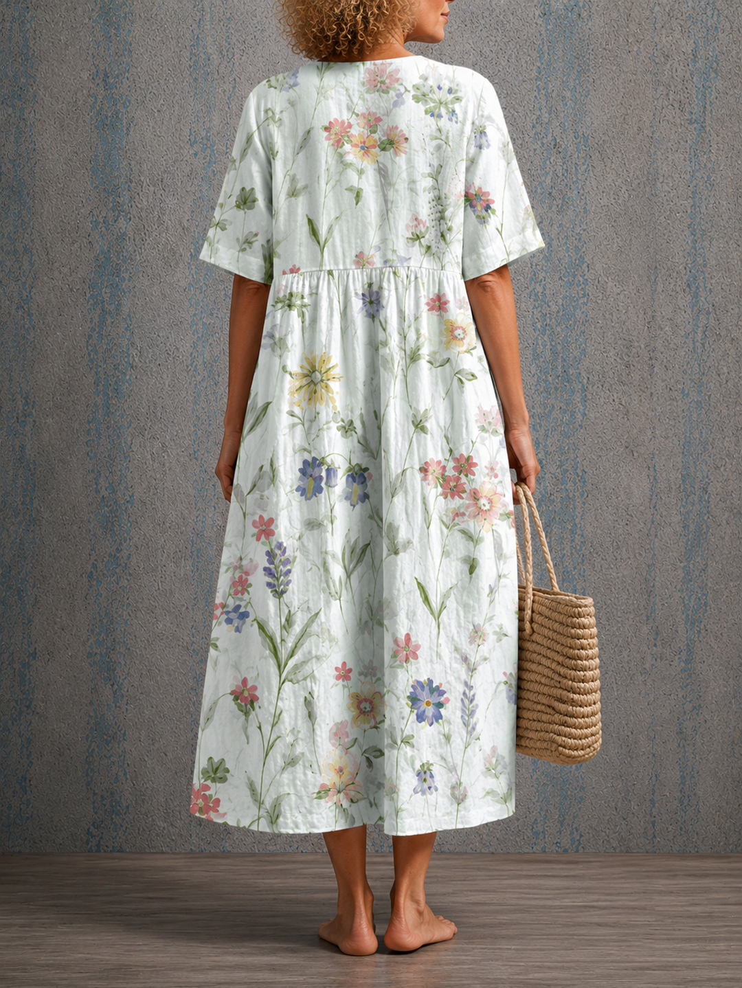Louisa | Half Sleeve Dress