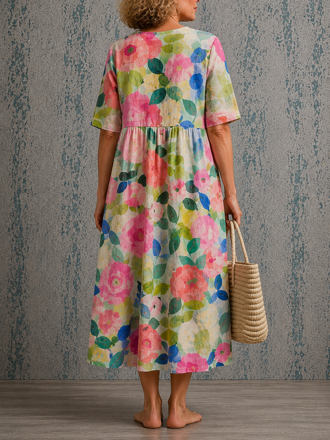 Susan | Half Sleeve Dress