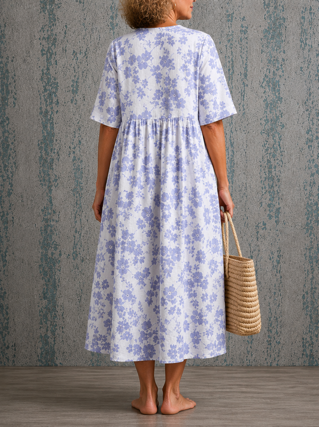 Janice | Half Sleeve Dress