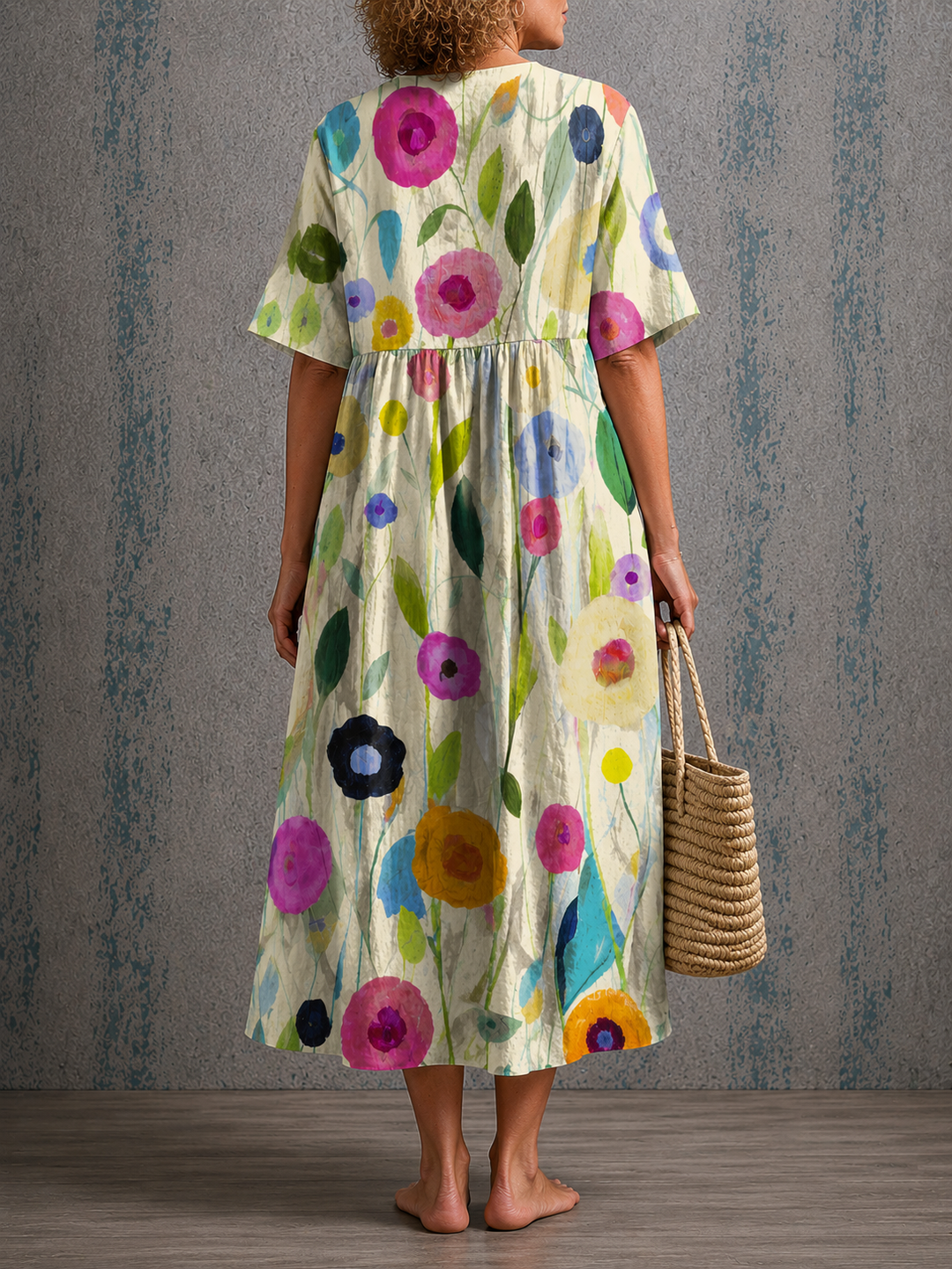 Rosalie | Half Sleeve Dress