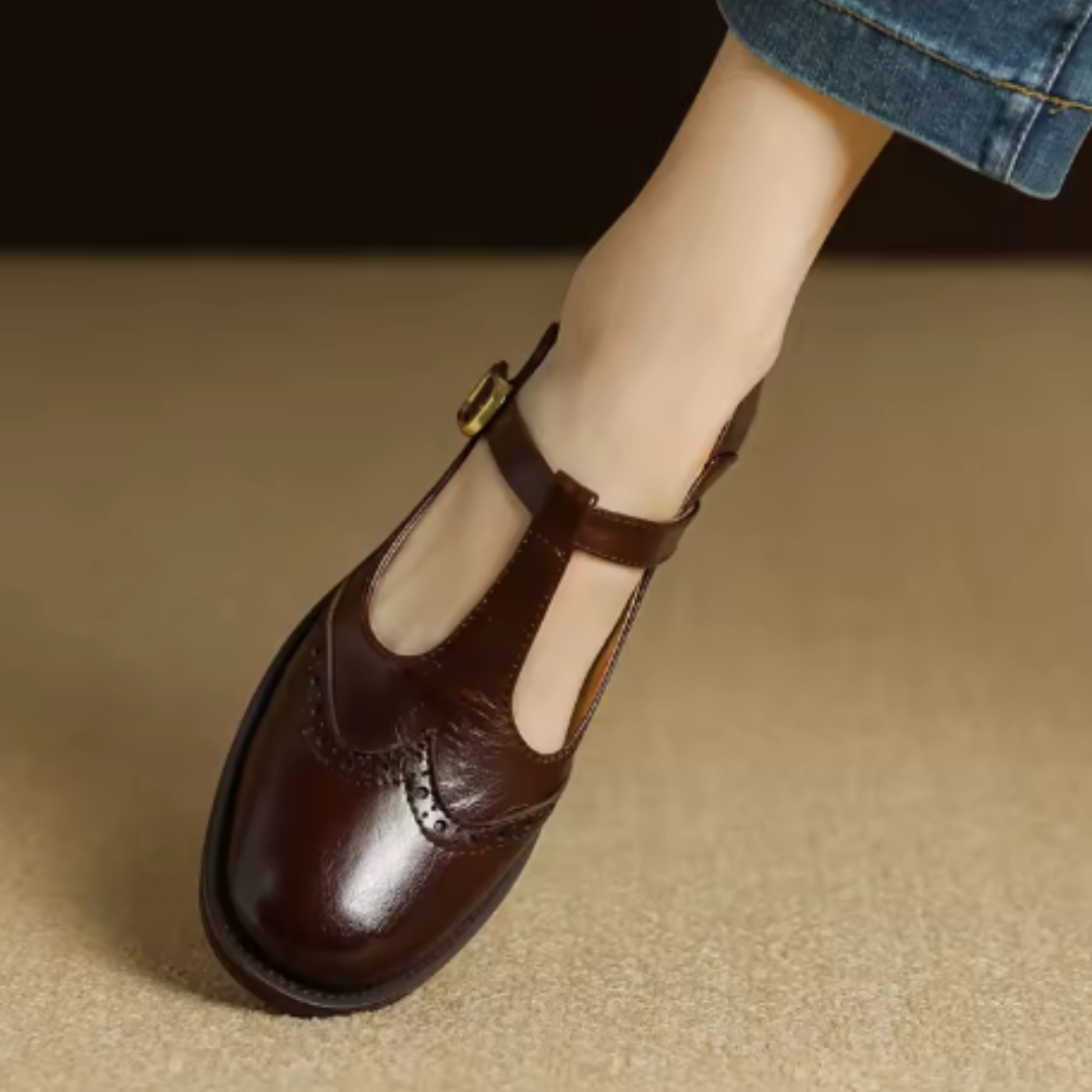 Amelia | Classic Women's T-Bar Shoes
