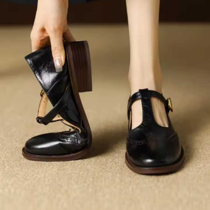 Amelia | Classic Women's T-Bar Shoes