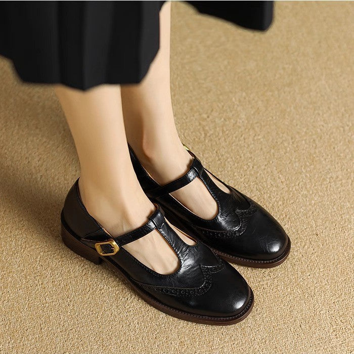 Amelia | Classic Women's T-Bar Shoes