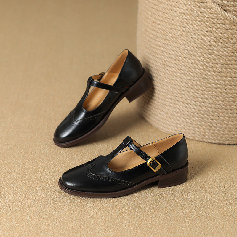 Amelia | Classic Women's T-Bar Shoes