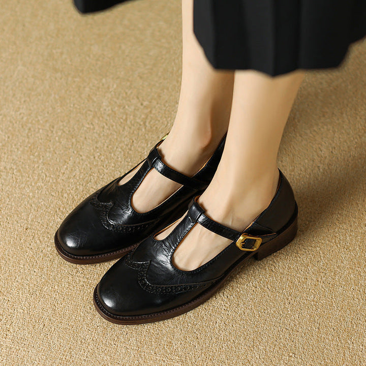 Amelia | Classic Women's T-Bar Shoes