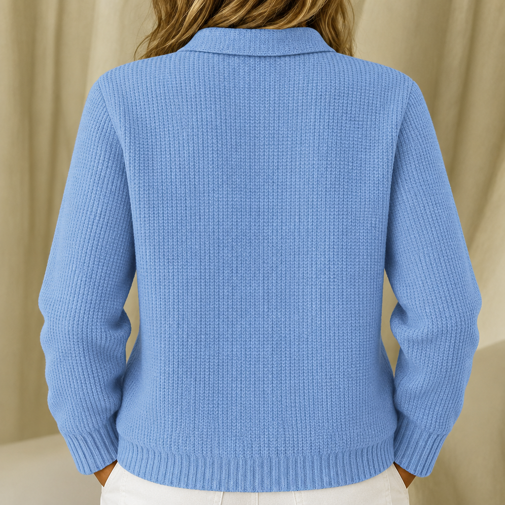 Caitlin | Structured knitted jacket with Buttons