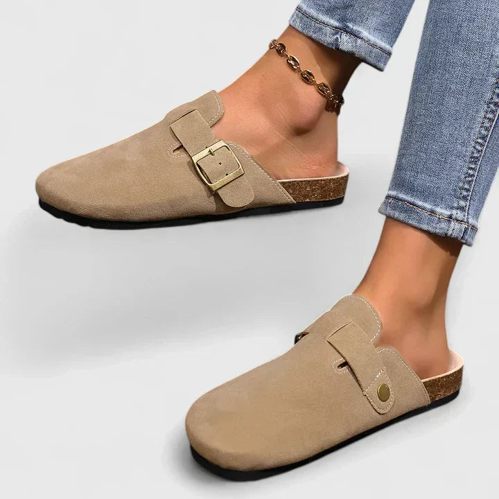 Greta | Orthopaedic Suede Mules
