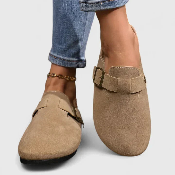 Greta | Orthopaedic Suede Mules
