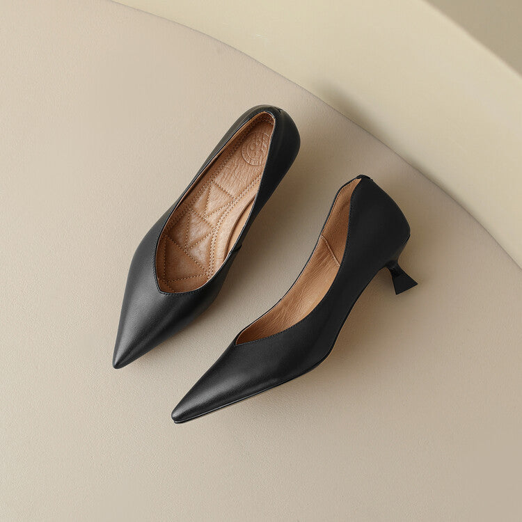 Georgia | Elegant Pointed-Toe Court Shoes