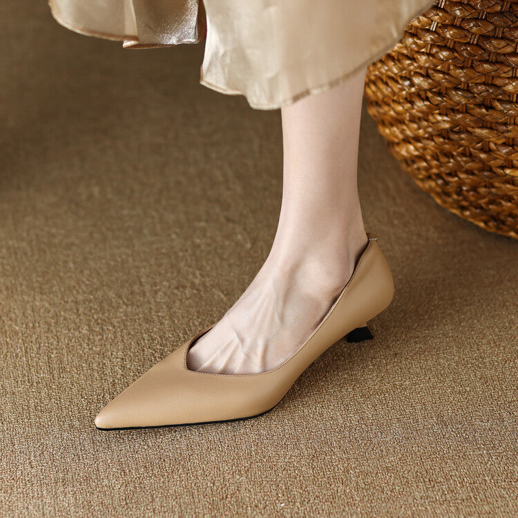 Georgia | Elegant Pointed-Toe Court Shoes