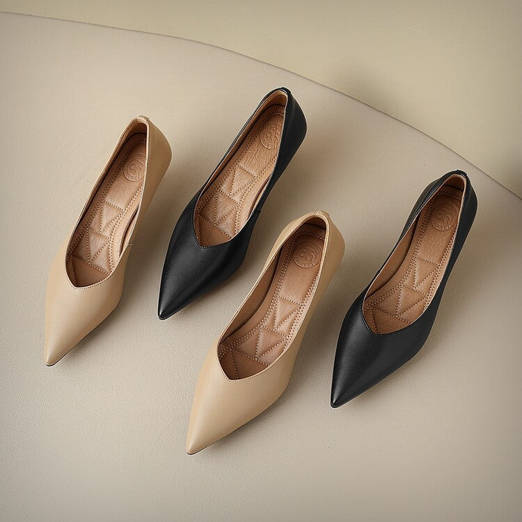 Georgia | Elegant Pointed-Toe Court Shoes