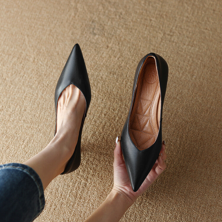 Georgia | Elegant Pointed-Toe Court Shoes