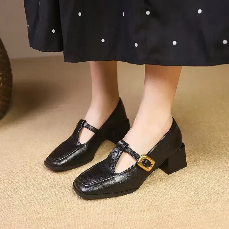 Ida | Timeless Women's Shoes with Mid-Height Heel