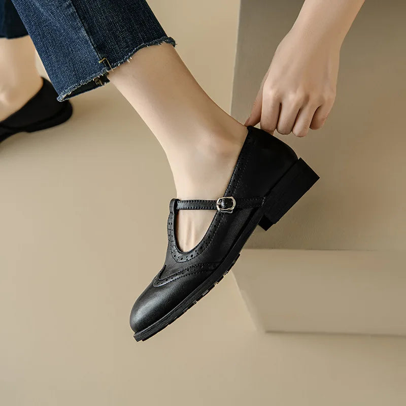 Josephine | Elegant Women's T-Bar Shoes