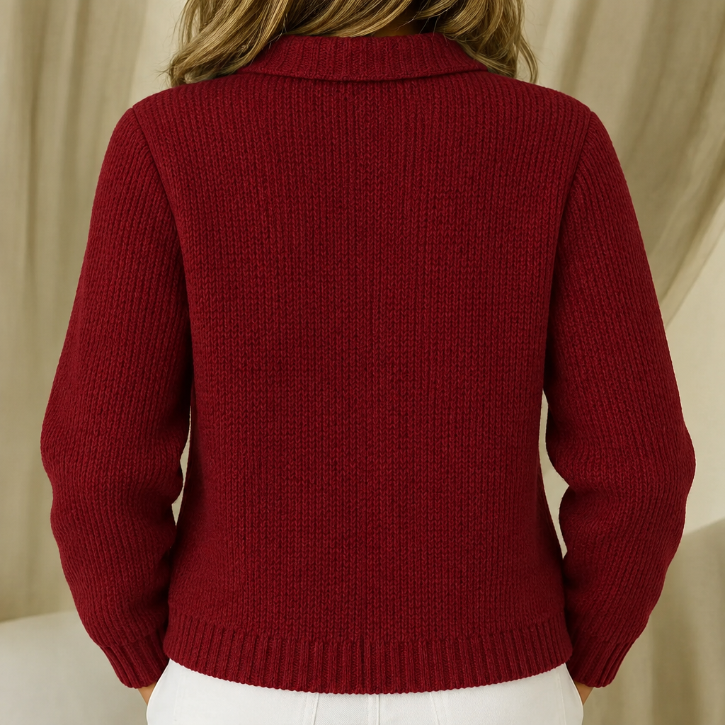 Katrina | Structured knitted jacket with Buttons