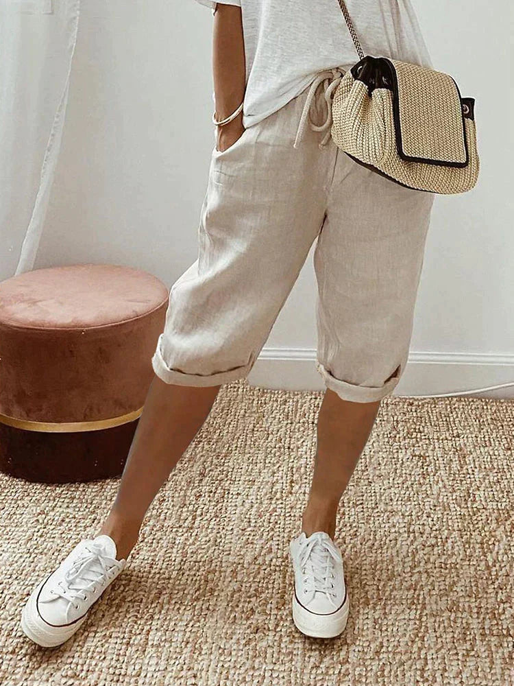 Claire - Cotton Shorts for Women